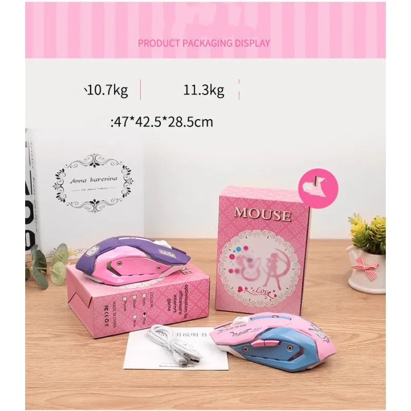 Mute Gaming Mouse Computer Accessory