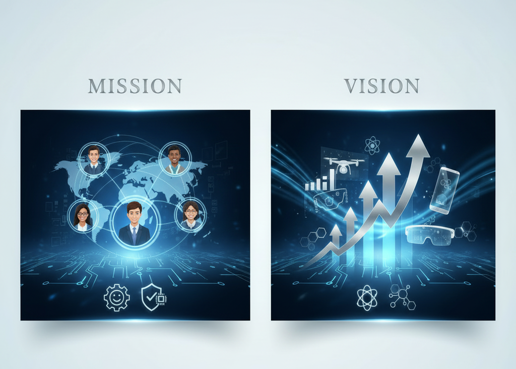 our mission and our vision image for tech and gadgets