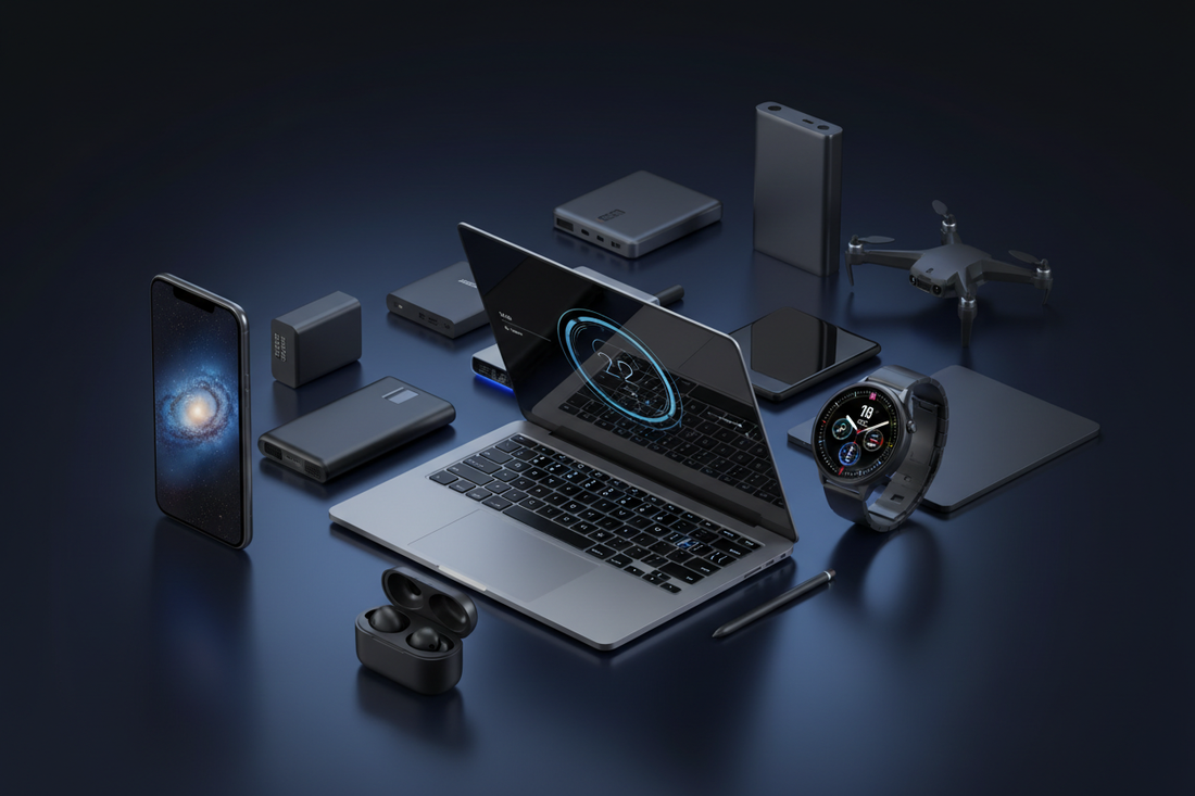 show tech gadgets not text